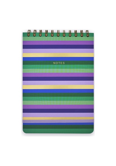 A5 Spiralli Stripe - Mauve Medley Çok Renkli