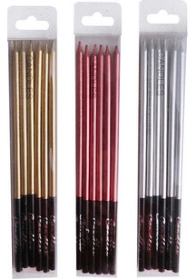 Mum Pastel Kırmızı 16cm Pk:6 +3