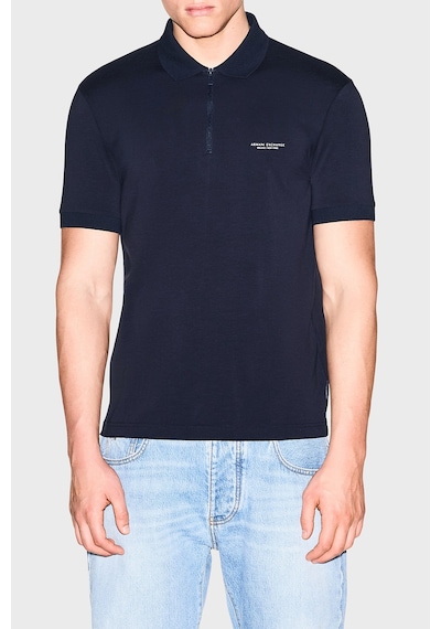 Armani Exchange Logolu Pamuklu Yarım Fermuarlı Polo Erkek Polo Xm003422 Af26650 Ub101 Lacivert Armani Exchange Logolu Pamuklu Yarım Fermuarlı Polo Erkek Polo Xm003422 Af26650 Ub101 Lacivert