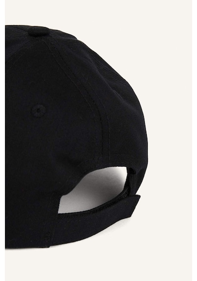 Defacto Meyve Desenli Pamuklu Siyah Cap Şapka Kız Çocuk H4532a826smbk27 Siyah-bk27