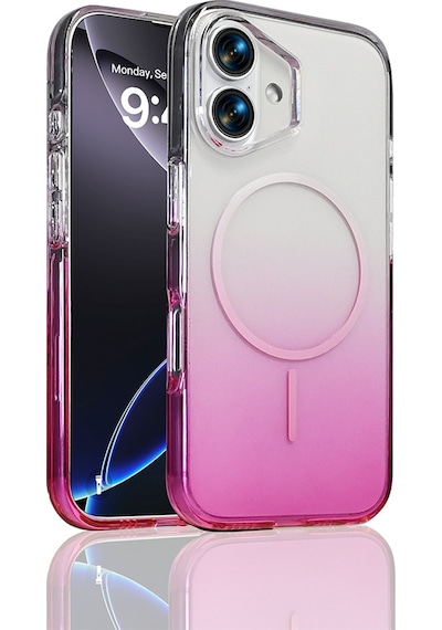 Apple, Uyumlu iPhone 16 Kılıf M-safe Şarj Özellikli Zore Septik Silikon Kapak Mor