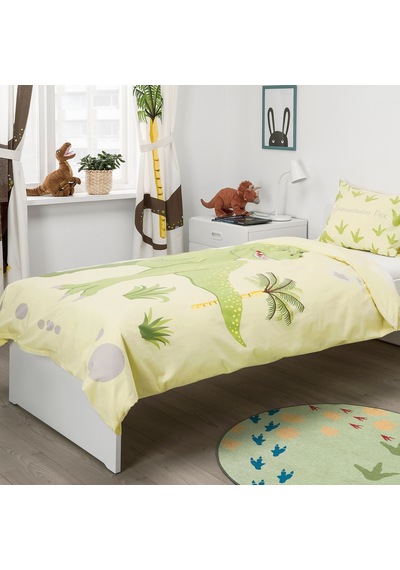 Ikea Jattelık Tek Kişilik Nevresim Takımı 150 X 200 Cm Yeşil - Sarı Sarı - Yeşil