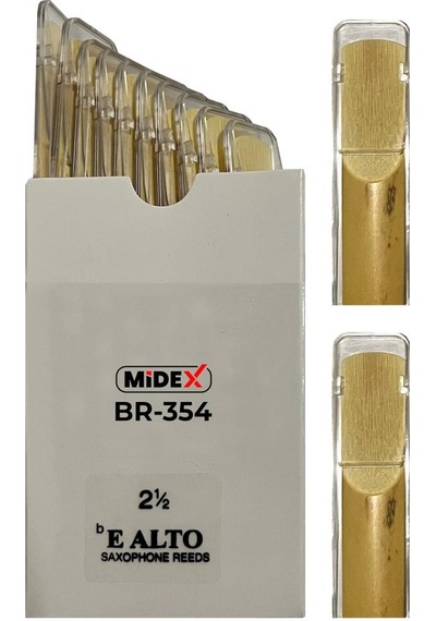 Midex BR-354A Alto Saksafon Kamışı 10'LU Paket ( NO:2.5 )
