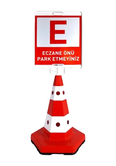 Eczane Önü Park Yapılmaz Klasik Kedi Gözlü Ağırlıklı Koni Seti