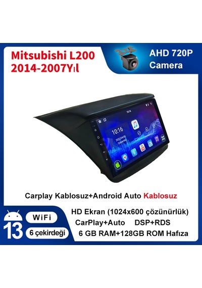 Mitsubishi L200 2014-2007 Yıl Multimedya 6-128 Gb Navigasyon