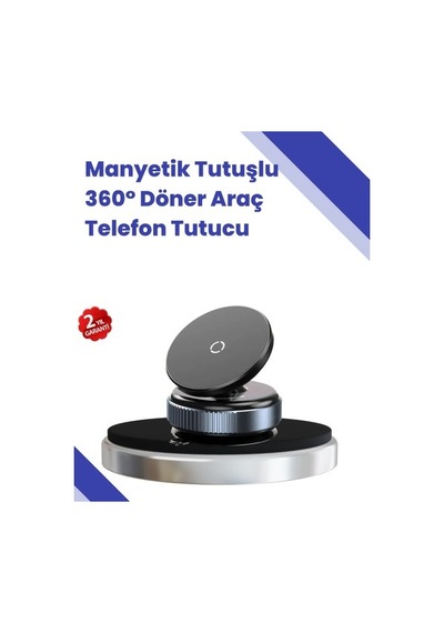 Araç İçi Telefon Tutucu Güçlü Manyetik Vakumlu Model Brand