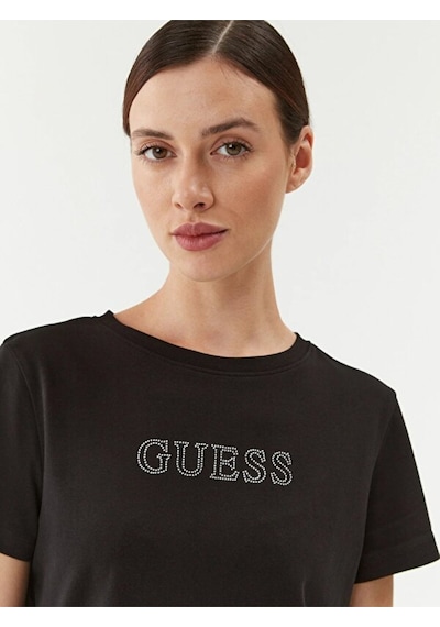 Guess Kadın T Shirt V3bı11 J1314 Jblk Siyah