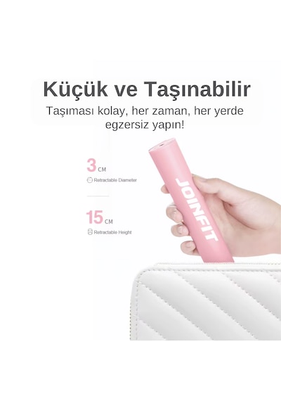 Joinfit Aerobik Ve Direnç Bandı 4'lü Set Pembe - Yeşil - Mavi - Gri