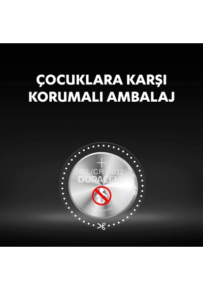 Duracell DL/CR 2032 3 V Lityum Pil 2 x 2'li Duracell DL/CR 2032 3 V Lityum Pil 2 x 2'li
