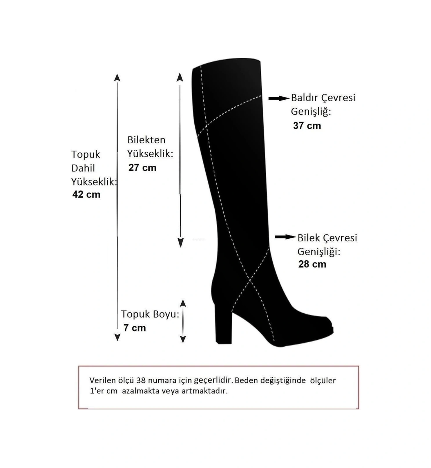 Fox Shoes R820060760 Siyah Rustik Kalın Tabanlı Arkası Lastik Detaylı Kadın Çizme Siyah-rustik