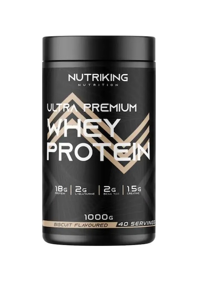 Whey Protein Tozu 1000g 40 Servis Bisküvi Aramalı Karışık