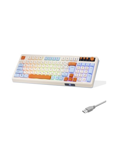 Multimedya Klavye Rgb 104 Tuş Beyaz G519x