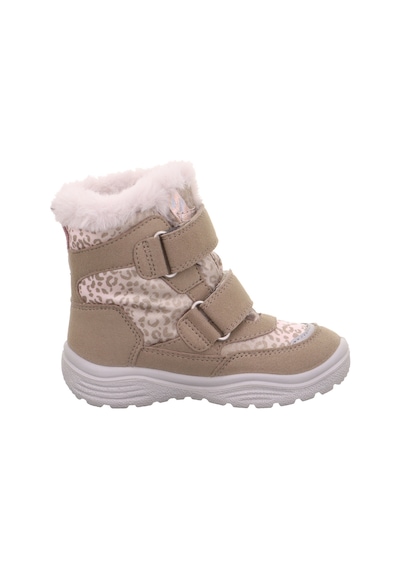 Superfit Crystal Kız Çocuk Su Geçirmez Gore-tex Bot - Bej Leopar 009091-4020