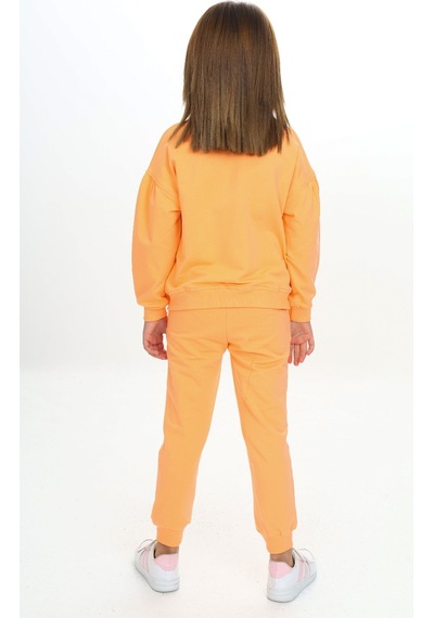 Toontoy Kids Toontoy Kız Çocuk 2'li Takım Nakış Baskılı Dik Yaka Fermuarlı Sweatshirt & Beli Paçası Ribanalı Cepli Jogger Eşofman Altı - Nervürlü & 2 İplik Turuncu Toontoy Kids Toontoy Kız Çocuk 2'li Takım Nakış Baskılı Dik Yaka Fermuarlı Sweatshirt & Beli Paçası Ribanalı Cepli Jogger Eşofman Altı - Nervürlü & 2 İplik Turuncu