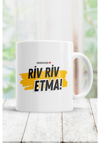 Riv Riv Etma Kupa Bardak Beyaz
