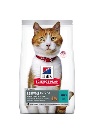 Hill's Sterilised Ton Balıklı Kısırlaştırılmış Yetişkin Kedi Maması 3 KG