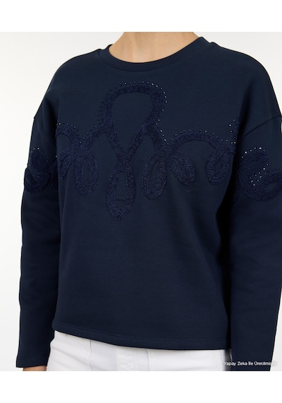 Yargıcı Regular Bisiklet Yaka Uzun Kol Sweatshirt 26kksw9002l 004 Lacivert