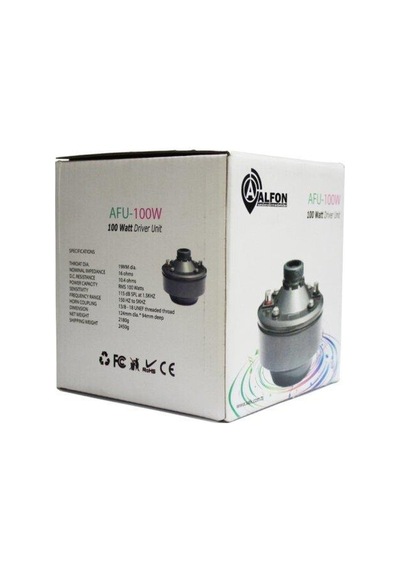Alfon Afu-100W - 100Watt 16Ohm Driver Unit