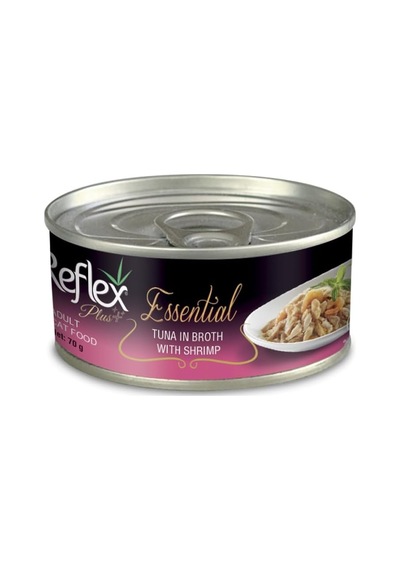 Tr Plus Essential Jöle İçinde Ton Balıklı Ve Karidesli Yetişkin Kedi Konserve Maması 70 G