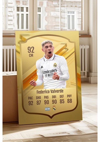 Futbolcu Fut Card Mdf Tablo Serisi Seti Çok Renkli - 713892693 Çok Renkli