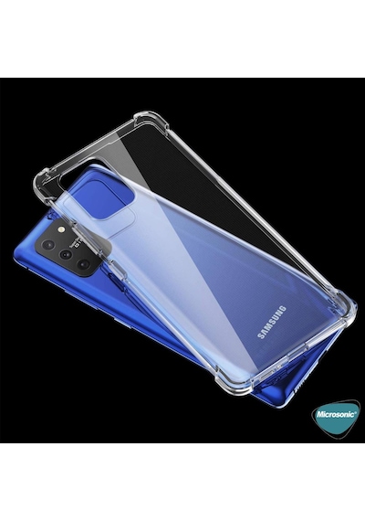 Microsonic Samsung Uyumlu Galaxy A91 Kılıf Shock Absorbing