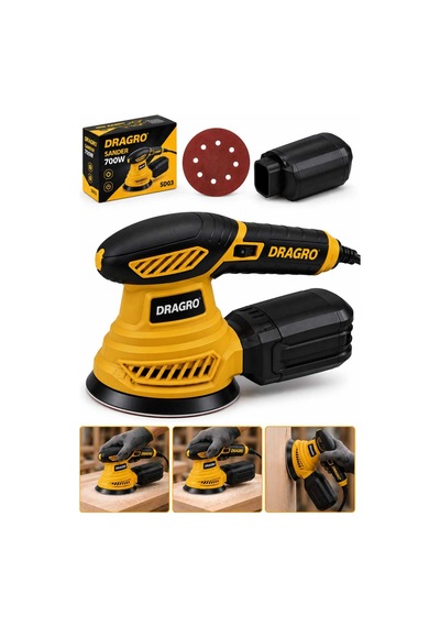 Dragro Drg-700w + 125mm S Polisaj Makinası - Devir Ayarlı Dr-125