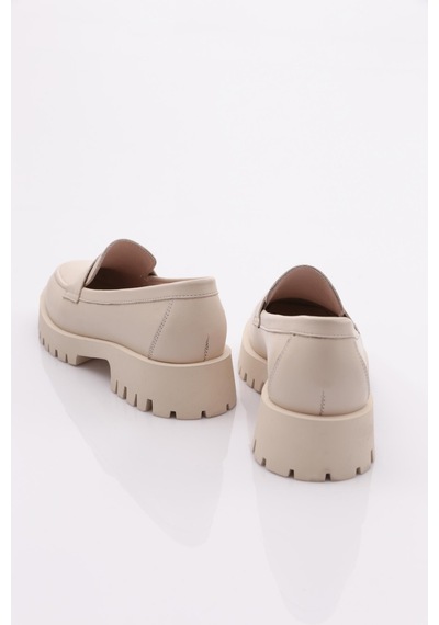 Dgn 2842 Kadin Loafer Ayakkabi 2842-730-R0152 Bej