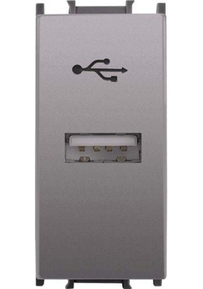 Viko Panasonic Modüler Antrasit Usb Konnektör Alt+kapak 1m - Wvtt14194an-tr