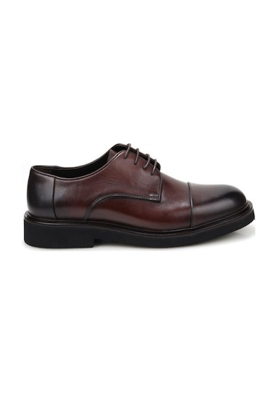 Pisagor Ps-74749 Hakiki Deri Erkek Exclusıve Oxford Günlük Ayakkabı Kahve