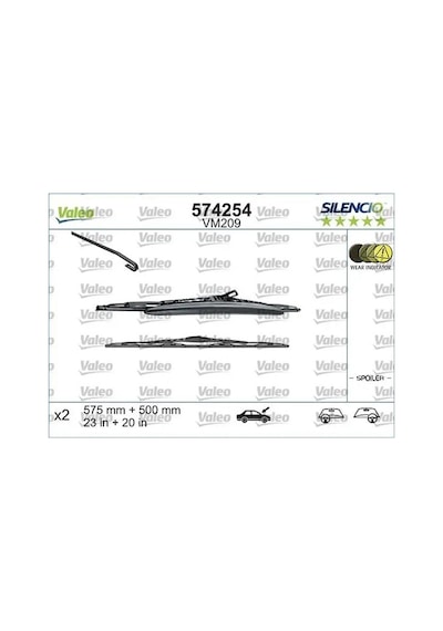 Bmw 320d E46 On Silecek Seti 1998-2005 Valeo 574254