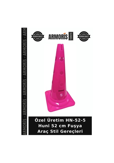 Özel Üretim Hn-52-5 Huni 52 Cm Fuşya Araç Stil Gereçleri