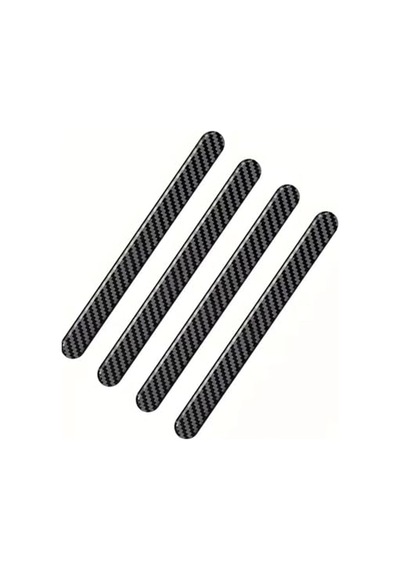 Universal 4 Adet Karbon Desenli Yapıştırma Araba Motosiklet Dikiz Aynası Koruma Kapı Kolu Yan Kapı Koruma Anti Scratch Sticker Abanoz