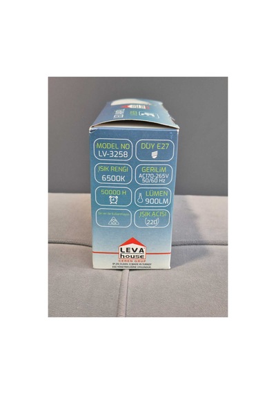 3lü Led Ampul 9 Watt Beyaz Işık E27 Duy Uyumlu Tasarruflu 3lü Led Ampul Ev Ofis Tavan Aydınlatma