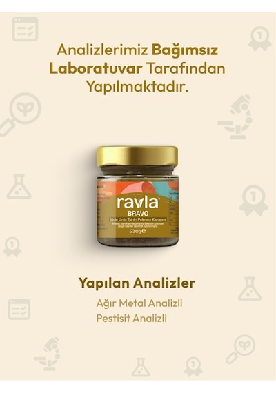 Ravla Bravo İğde Unlu Tahin Pekmez Karışımı - 230g
