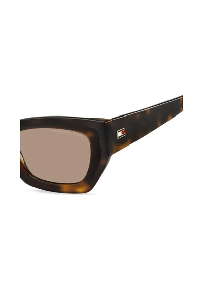 Tommy Hılfıger Th 2254/s 086/gb 51 Kadın Güneş Gözlüğü Kahverengi - Leopar