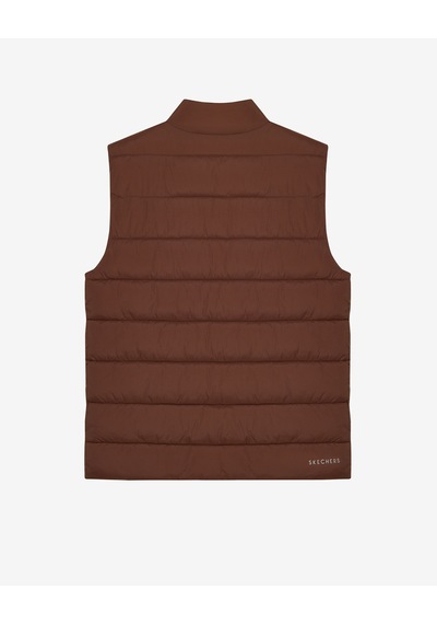 Skechers M Puffer Vest Erkek Kahverengi S2620193-2070