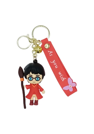 Dünyadan Hediyeler Harry Potter 3d Silikon Anahtarlık As You Wish Kırmızı