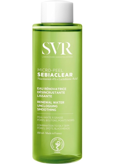Svr Sebiaclear Micro-peel Smoothing Renewal Water 150ml