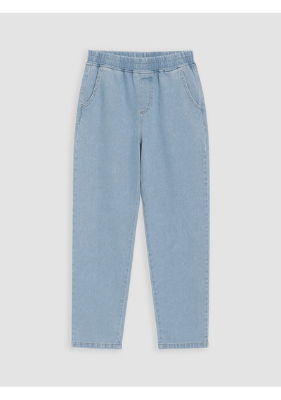 Lcw Comfort İndigo Beli Lastikli Kadın Jean Pantolon