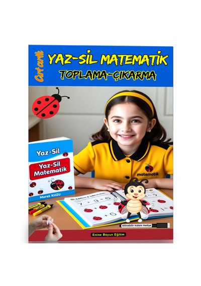 Cırt Cırtlı Matematik Toplama-çıkarma Yaz-sil Kitabı