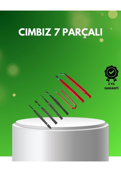7 Parça Hassas Çelik Cımbız Seti Elektronik Ve Saat Tamiri İçin