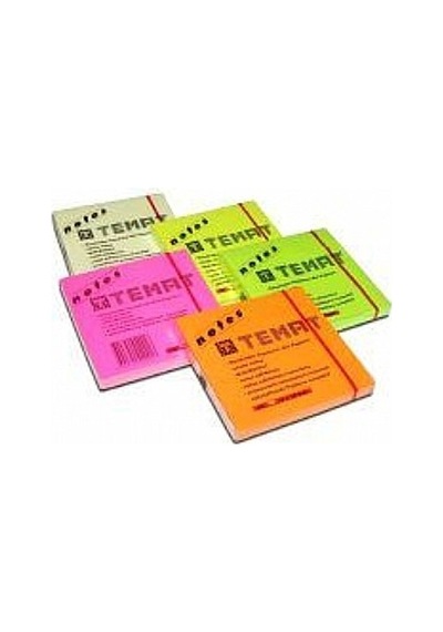 Temat 75 X 75 Mm Fosforlu Turuncu Postit - Yapışkanlı Kağıt