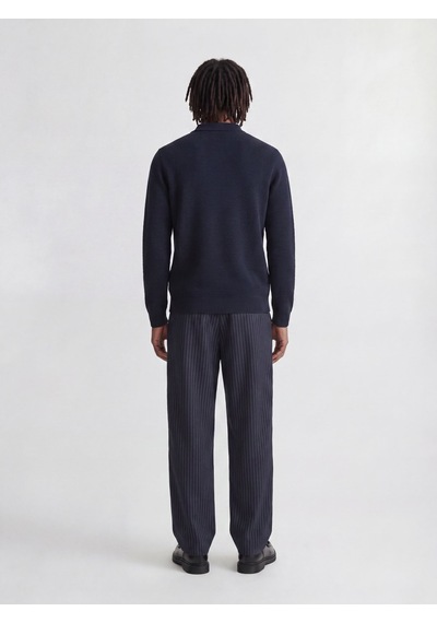 Jack & Jones Jprblurıley Knıt Polo Ls Lacivert