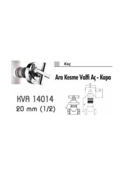 Visam Ankastre Ara Kesme Stop Musluk Valf