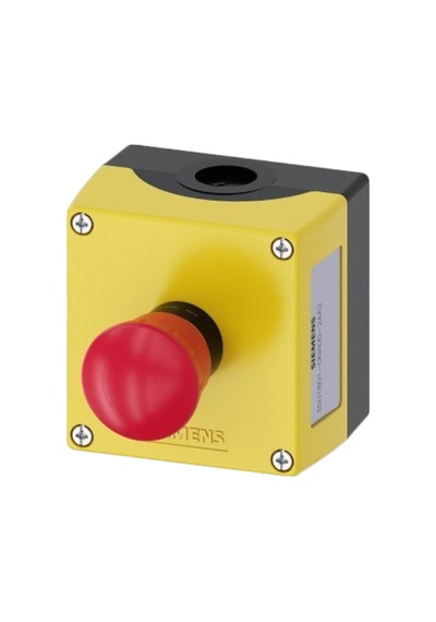 Siemens 3su1801-0na00-2aa2 - Plastik Boş Kutu 1 Delikli Sarı