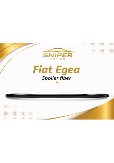 Fiat Egea Bagaj Üstü Spoiler Boyanmış Fiberglass Boyanmış Kolay Montaj 3 Renk Seçeneği