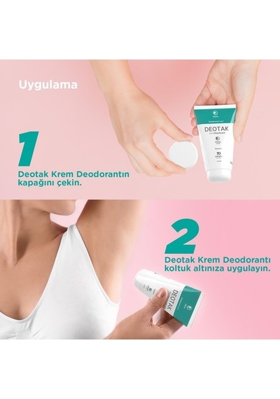 Deotak Fresh Mentol Krem Deodorant 35 Ml