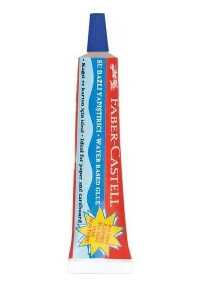 Faber Castell Su Bazlı Yapıştırıcı 7gr Solventsiz 50'li Paket