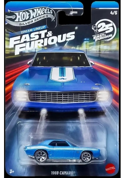 Hot Wheels Silver Series Dream Lineup Fast Furious - 69 Camaro