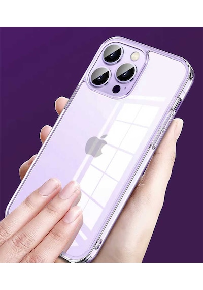 Wiwu Apple Uyumlu iPhone 14 Plus Kılıf Şeffaf Airbag Tasarımlı Wiwu Concise Serisi Kapak ZORE-270359